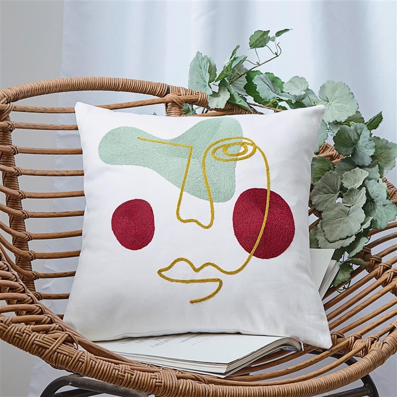 Nordic Embroidered Pillowcase