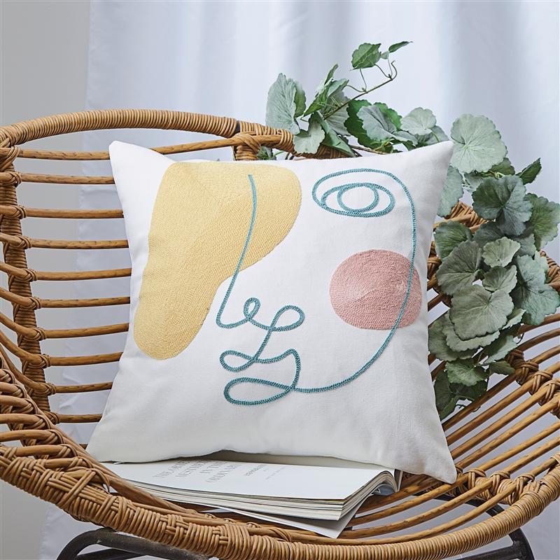 Nordic Embroidered Pillowcase