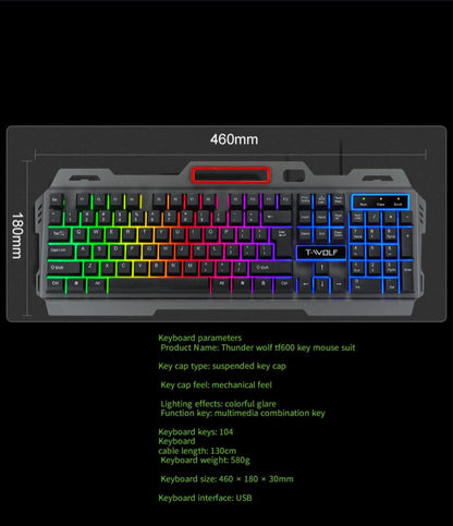 RGB Mechanical Gamer Gear Set